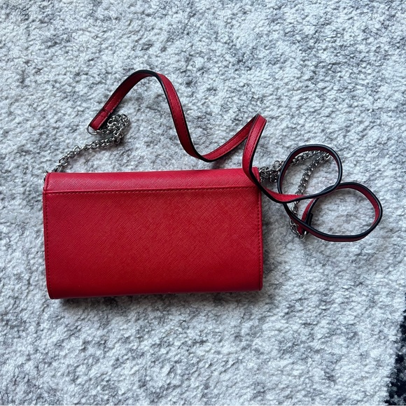 Red Campos Mini Shoulder Bag by GUESS Factory - Picture 7 of 8